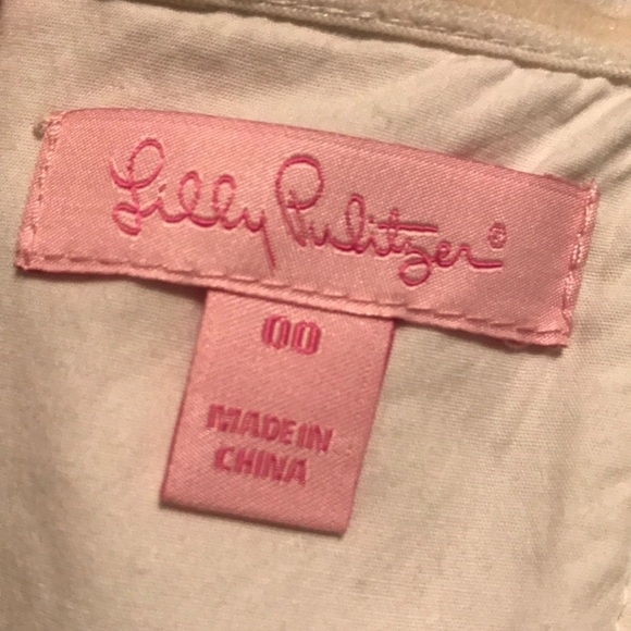 Lilly Pulitzer State of Mind Strapless Dress 00 - Picture 3 of 7